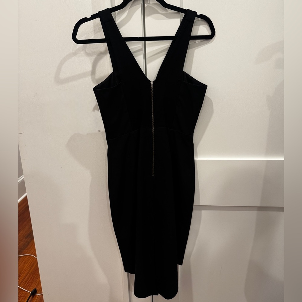 Mason Black Hi-low Dress With Back Zipper Detail - Picture 3 of 6